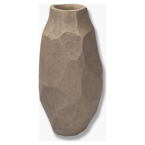 Béžová váza z polyresinu (výška 18 cm) Nuki – Mette Ditmer Denmark