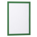 DURABLE Informační rámečky DURAFRAME®, samolepicí, magnetické, pro formát DIN A4, zelený rámeček