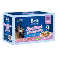 Brit Premium by Nature Cat Delicate Fillets in Gravy Family Plate 1020 g (12 x 85 g)