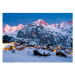 Puzzle Dechberoucí hory: Bernská vysočina, Murren ve Švýcars