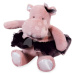 Plyšový hrošík se sukní Hippo Tutu Pink Histoire d’ Ours růžový 22 cm od 0 měsíců