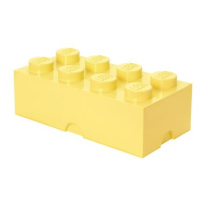 LEGO úložný box 8 - světle žlutá