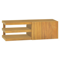 vidaXL Nástěnná koupelnová skříňka 90 x 40 x 30 cm masivní teak