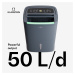 Klarstein Odvlhčovač vzduchu, DryFy Connect 50, WiFi, Kompresní, 50l/d, 45-55m2, Bílý