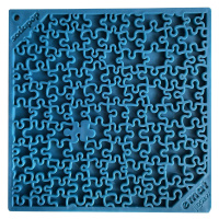 SodaPup lízací podložka Puzzle  20 x 20cm Barva: Modrá