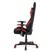 Herní židle na kolečkách ERACER F02 – černá/červená