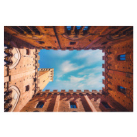 Fotografie Wide angle view of famous Torre, TravelCouples, 40 × 26.7 cm