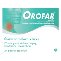 Orofar 1mg/1mg 24 pastilek