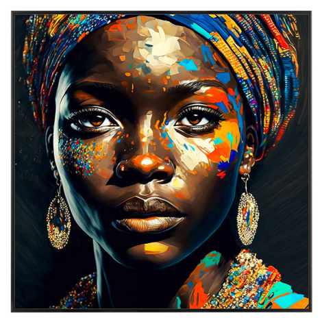 Signes Grimalt Malování Africké Ženy Černá