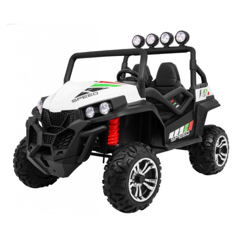 mamido Dětské elektrické autíčko Buggy Strong Lift 24V 4x4 bílé