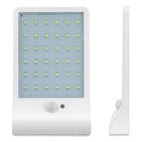 LEDSolar 36 nástěnná lampa s vysunutím bílá, se sensorem, bezdrátové, 2,5 W, studená barva