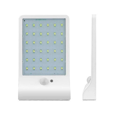 LEDSolar 36 nástěnná lampa s vysunutím bílá, se sensorem, bezdrátové, 2,5 W, studená barva Bezdoteku