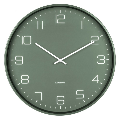 Karlsson 5751GR designové nástěnné hodiny, pr. 40 cm