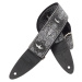 PRS 2" Guitar Strap, Custom Jacquard Birds Fleur, Charcoal