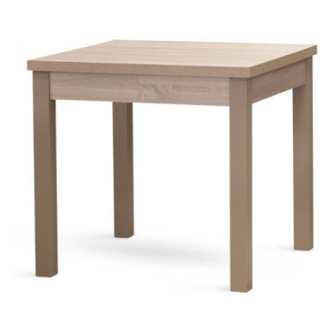 Jídelní rozkládací stůl BOY — 80x80 cm (rozklad 2x50 cm), více barev Stima buk