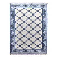 Diamond Carpets koberce Ručně vázaný kusový koberec Geo DESP P82 Silver Blue - 240x300 cm