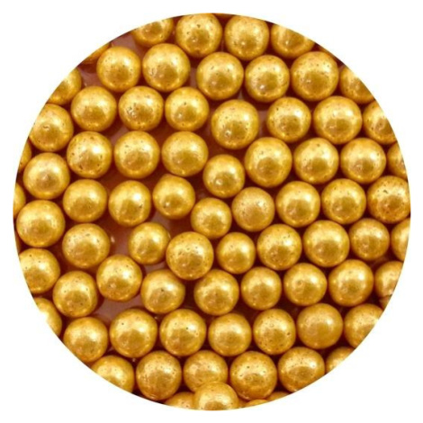 Cukrové perly zlaté velké (50 g) dortis