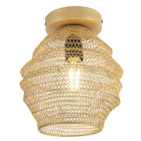 Orientální stropní lampa zlatá - Nidum Bene