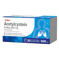 Dr. Max Acetylcystein 600 mg 20 šumivých tablet