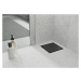 MEXEN Plochá podlahová vpusť čtverec 15x15 cm černá 1710015