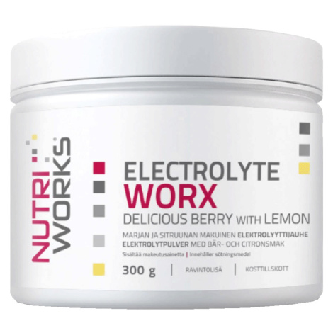 NutriWorks Electrolyte Worx NEW 300g - lesní plody, citron