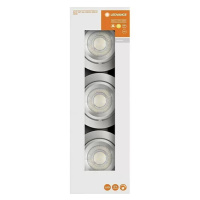 Sada 3 bodových LED svítidel Ledvance Simple Dim / 5 W / teplá bílá / hliník/plast