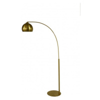 Estila Moderní stojací lampa Georgia ve zlaté barvě s mramorovým podstavcem 205cm