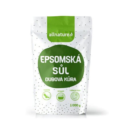 Allnature Epsomská sůl Dubová kůra 1 kg