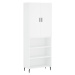 vidaXL Skříň highboard bílá 69,5 x 34 x 180 cm kompozitní dřevo