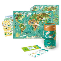 Dodo Puzzle a aktivity - Zvířata světa 40 dílků
