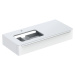 Geberit myDay - Umyvadlová skříňka, 1150x545x200 mm, 1 zásuvka s LED osvětlením, lesklá bílá 824