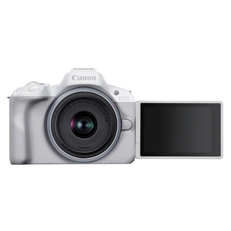CANON EOS R50 bílý + RF-S 18-45 mm