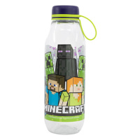 Lahev na pití Minecraft - průhledná - 650 ml