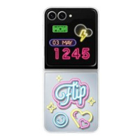 Samsung Galaxy Z Flip6 Designový kryt Flipsuit Transparent