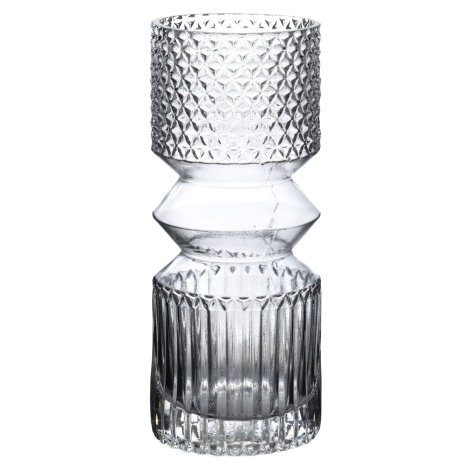 Mondex Skleněná váza Serenite 9,5x24 cm čirá