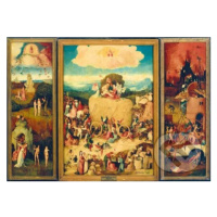 Bosch - The Haywain Triptych - puzzle z kategorie Umělecké