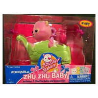 Zhu zhu babies miminko v kočárku zuri + 2 oblečky zdarma