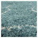 Ayyildiz koberce Kusový koberec Salsa Shaggy 3201 blue kruh - 200x200 (průměr) kruh cm