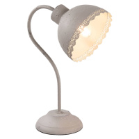 Clayre&Eef Stolní lampa 553, šedá