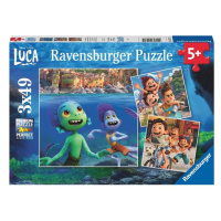 Ravensburger 05571 disney pixar: luca 3x49 dílků