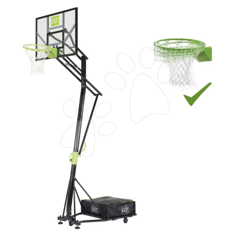 Basketbalová konstrukce s deskou a flexibilním košem Galaxy portable basketball Exit Toys ocelov