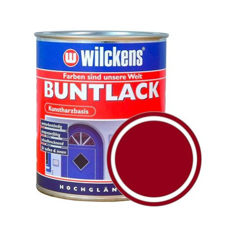 Wilckens Syntetická vrchní barva vysoký lesk Buntlack Hochglaezend 750 ml, tmavě červená