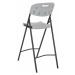 Skládací barové židle 2 ks bílá / černá,Skládací barové židle 2 ks bílá / černá