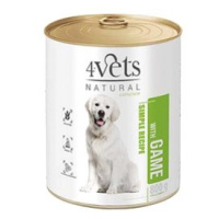 4Vets NATURAL SIMPLE RECIPE se zvěřinou 800g konzerva pro psy