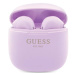 Sluchátka Guess GUTWST26PSU TWS Bluetooth Headphones + Docking Station Purple Classic EST Logo (