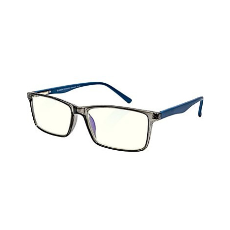 GLASSA Blue Light Blocking Glasses PCG 08, dioptrie: +4.00 modro šedá