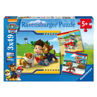 RAVENSBURGER - Tlapkova Patrola 3x49 dílků