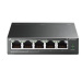 TP-Link switch TL-SF1005LP (5x100Mb/s, 4xPoE, 41W, fanless)