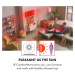 Klarstein Wonderwall Air Art Smart, infračervený ohřívač, 80 x 60 cm, 500 W, květy