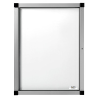 eurokraft pro Informační skříňka, otočné dveře, 9 (3 x 3) listů DIN A4, kovová zadní stěna